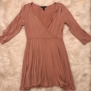 Mauve flows dress